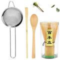 Sipra Matcha-Set mit Bambusbesen und Halter